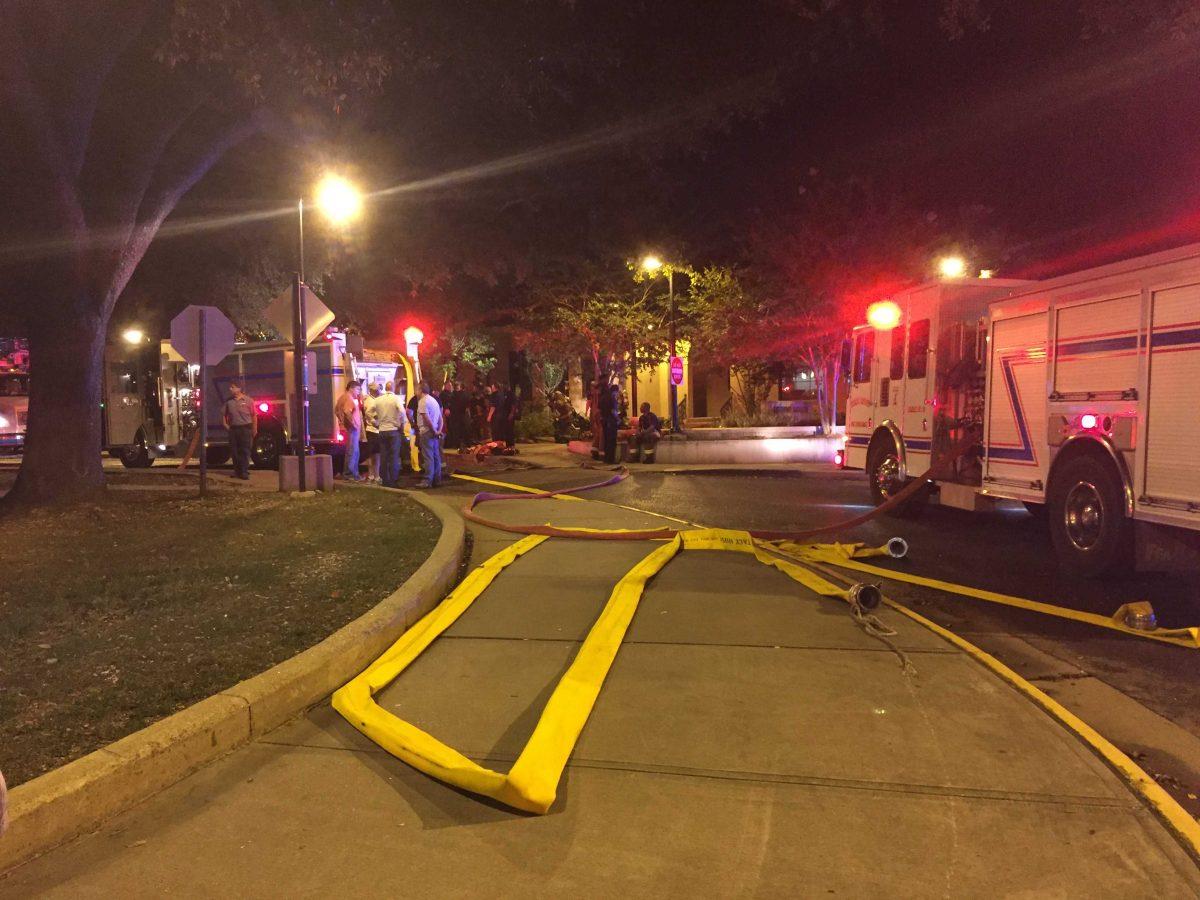 A fire was reported around 8:30 p.m. at the LSU Student Health Center on June, 9, 2016.