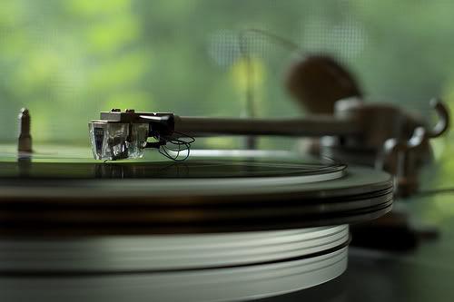 Vinyl spinning presumably rocking gay tunes.&#160;