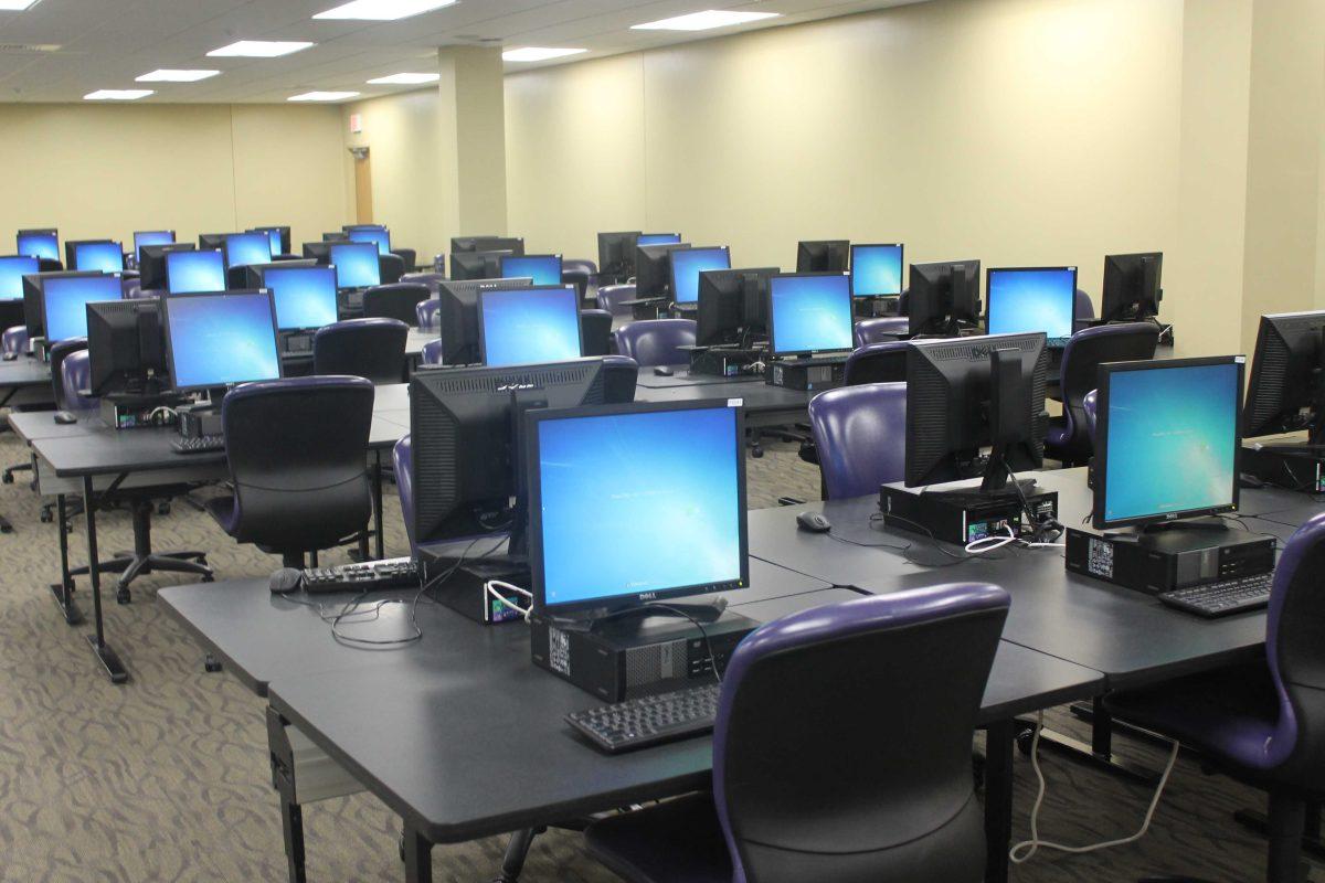 The math lab, formerly in Pleasant Hall, opened on the third floor Middleton in time for summer classes.