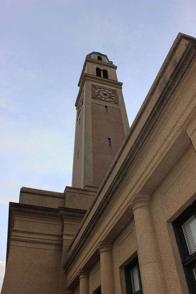 LSU Memorial Tower on Nov. 16.