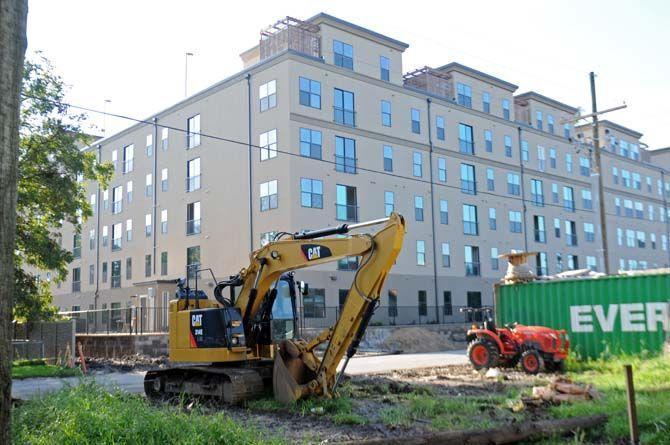 In this file photo dated Aug. 23, 2015, University House- Baton Rouge, formerly The Standard, was still heavily under construction.