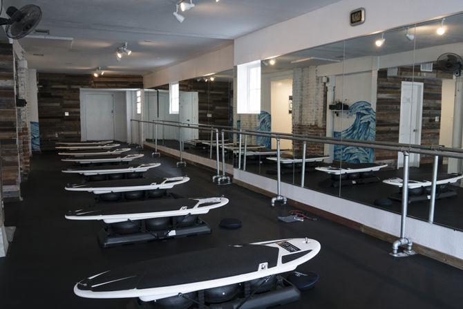 City Surf Fitness studio combines yoga with surfing techniques