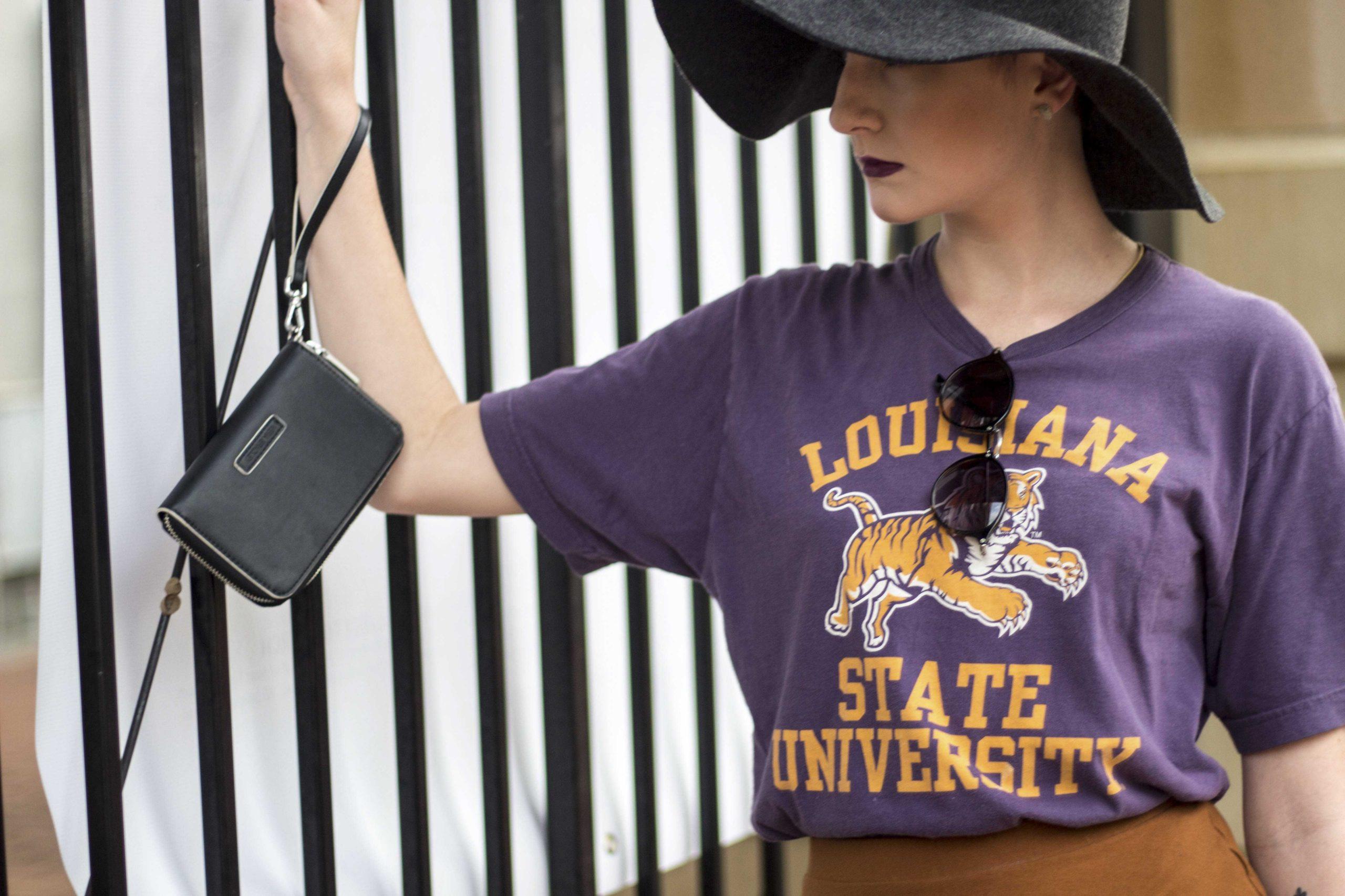 In compliance with 'Geaux Clear,' how to style wristlets for gameday