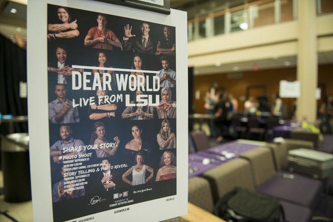 Dear World photography project comes to campus, lets students express themselves