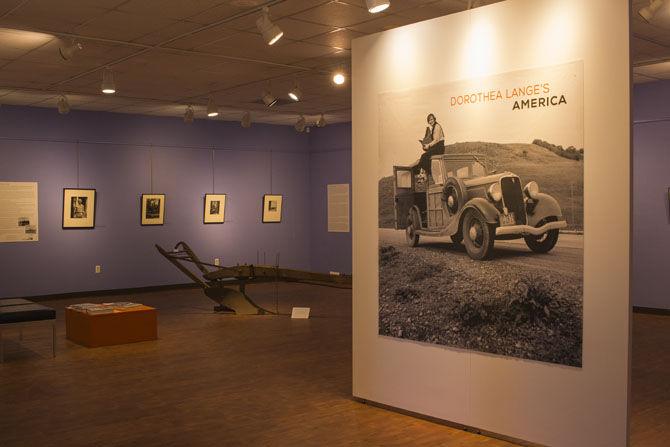 Dorothea Lange's America sits on exhibit on Wednesday, Sept. 21, 2016 at the West Baton Rouge Museum in Port Allen.