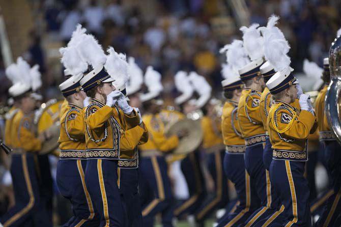 Tiger band performs before the game during Tigers' 34-13 Victory against Jacksonville State University on Sept. 10, 2016, in Death Valley.