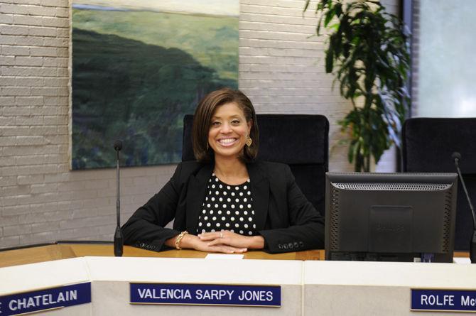 Valencia Jones is one of two women on the LSU Board of Supervisors on Friday, Sept. 9, 2016 at the LSU Board of Supervisors' Board Room.