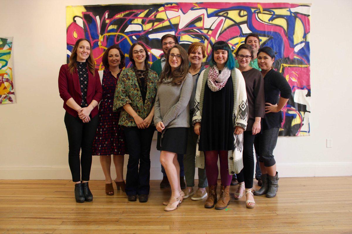 Arts Council of Greater Baton Rouge staff members (from left to right) Anna Schwab, Renee Chatelain, Mary Rockwell, Josh Allred, Liz Goad, Charlotte Nordyke, Emily McCollister, Jessica Ottaviano, Jonathan Grimes and Mina Estrada pose at the Art Council office, located at 427 Laurel St. on Sept. 27.