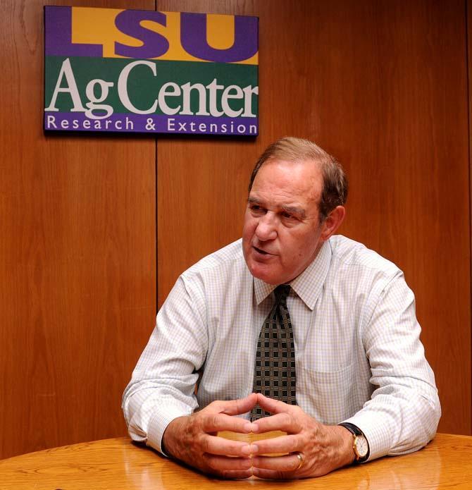 Vice President of Agriculture Bill Richardson serves as Dean of the College of Agriculture and the LSU AgCenter.