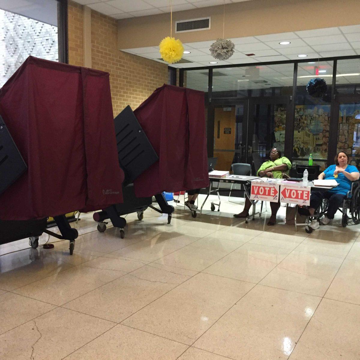 The East Baton Rouge Parish voting center is in the University School on the LSU campus.&#160;