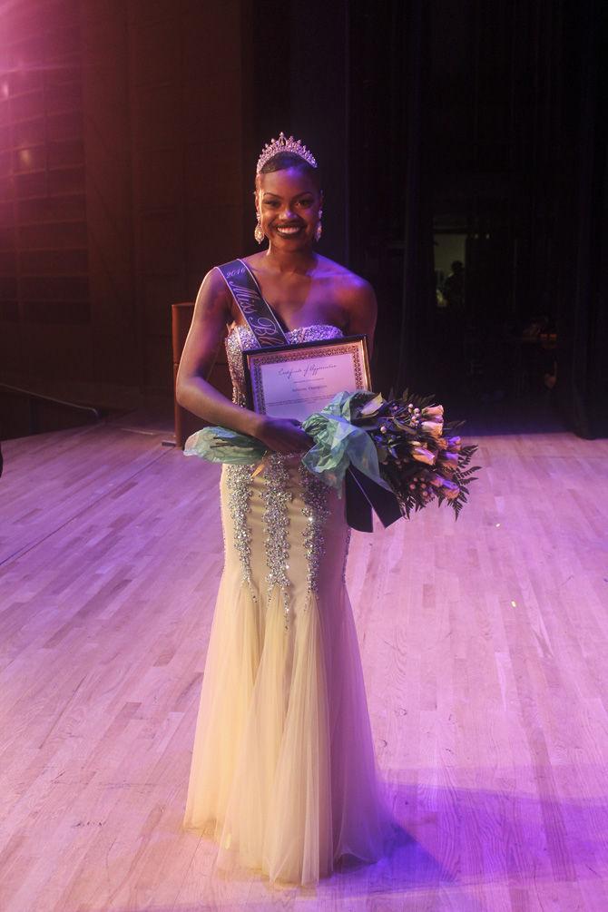 LSU Marketing Junior Aston Champion is crowned Miss Black and Gold for the 2016 Miss Black and Gold Pageant on Sunday, Nov. 6, 2016 at LSU Union Theatre.