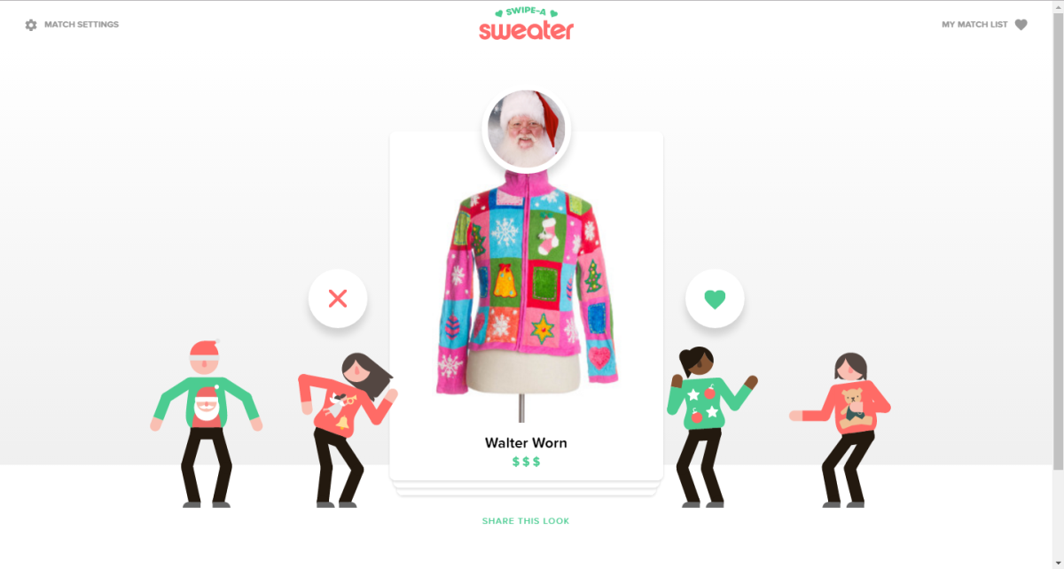 Swipe-a-Sweater screenshot