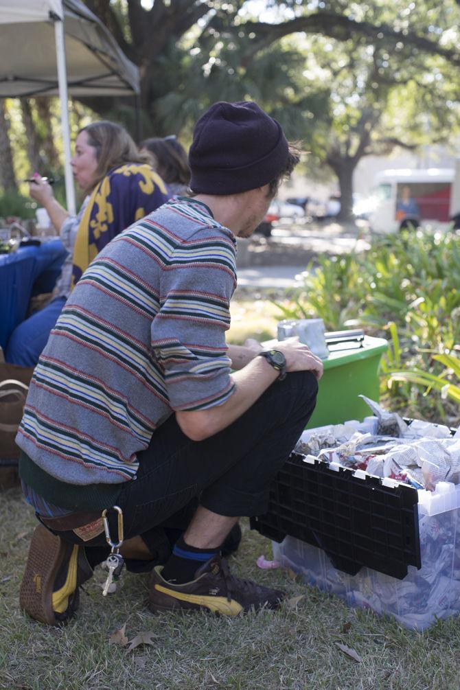 Student pottery sale takes over free speech alley