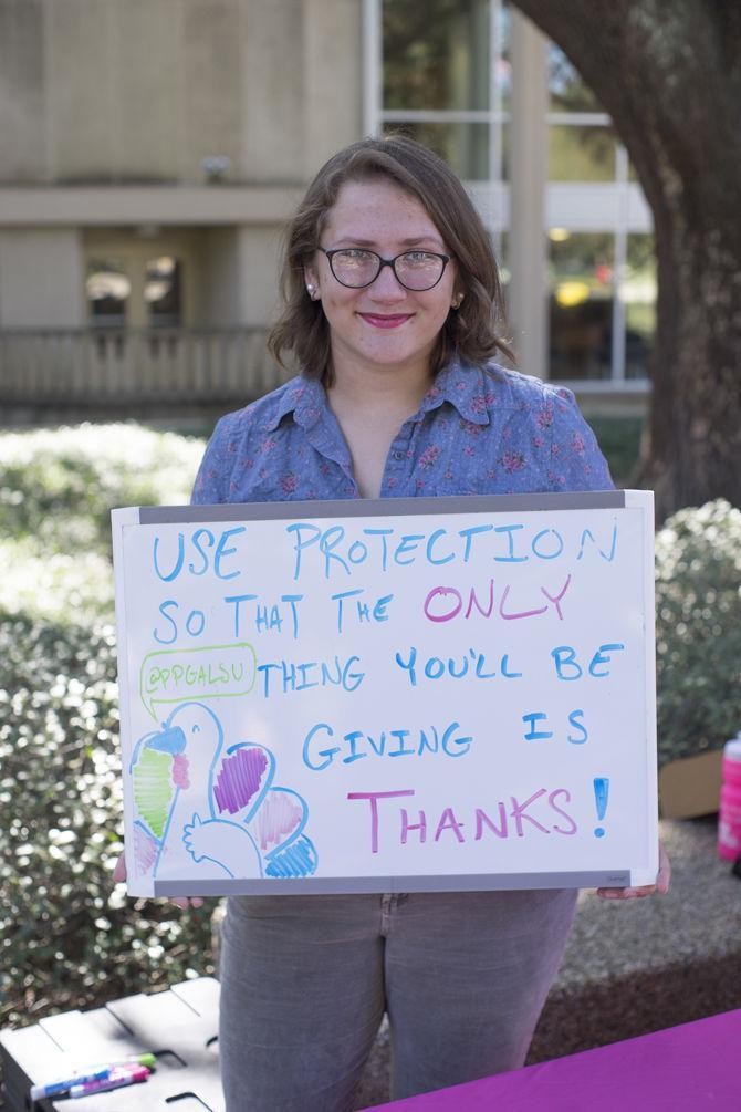 LSU Planned Parenthood chapter holds "Free Condom Friday," discusses presidential election