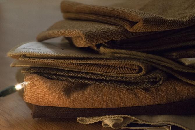 An assortment of earth-toned blankets brings feelings of warmth and thoughts of Thanksgiving on Nov. 15, 2016 with the holiday season just around the corner.