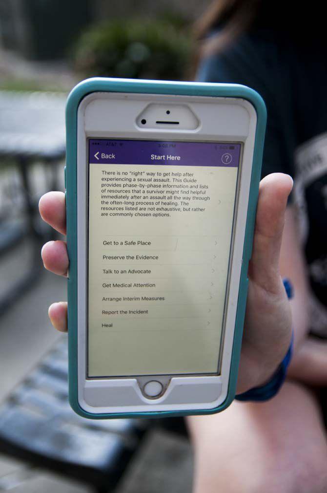 A new sexual assault resource app, Reach Out - College Edition, is being used help connect college students to their universities' sexual assault services. The app is customized for each specific university and provides a step-by-step guidelines for how to respond after a sexual assault.