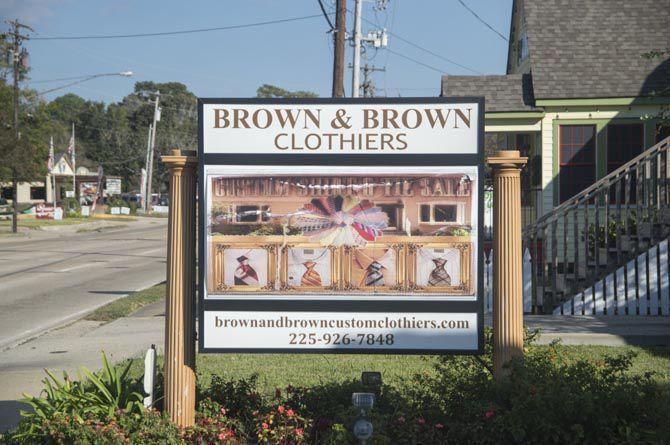 Local black-owned business Brown &amp; Brown Custom Clothiers operates during its normal hours on Nov. 17, 2016 at 5454 Government Street, Baton Rouge. The shop offers custom men's attire and tailoring services.