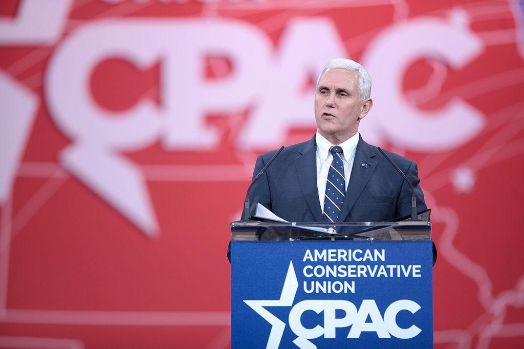 Governor Mike Pence speaks at the 2015&#160;Conservative Political Action Conference&#160;(CPAC) in National Harbor, Maryland.