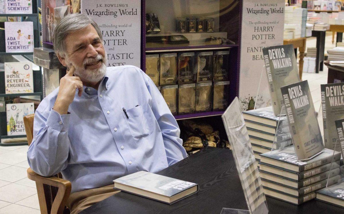 Author and newspaper editor Stanley Nelson at a recent book signing for his new book, &#8220;Devils Walking&#8221; on the KKK violence in east central Louisiana and southwestern Mississippi during the 1960s.&#160;&#160;