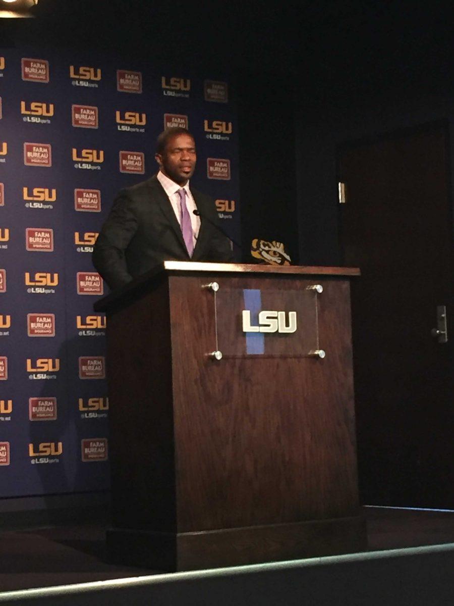 Dameyune Craig is speaking during his formal introduction to the media on Feb. 17.