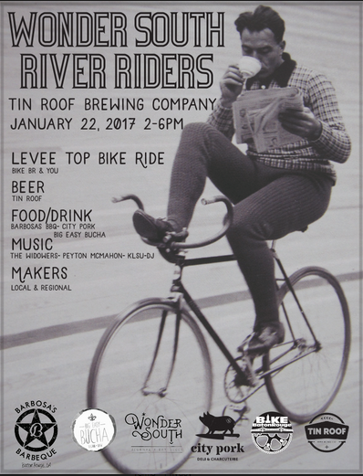 Wonder South, a brand promoting Southern outdoor culture, will be hosting a levee top bike ride on Jan. 22.&#160;