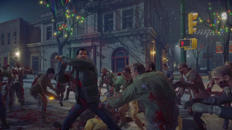 Dead Rising 4, released Dec. 2016, is an open world survival horror video game.