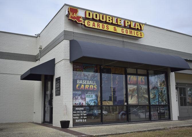 Louisiana Double Play sells comic books and sports cards on Jan. 13, 2017, at the corner of South Sherwood Forest Boulevard and West Bricksome Avenue.