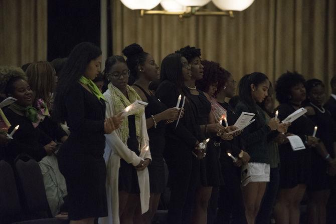 National Pan-Hellenic Council holds candlelight vigil to honor Dr. King's legacy, memory