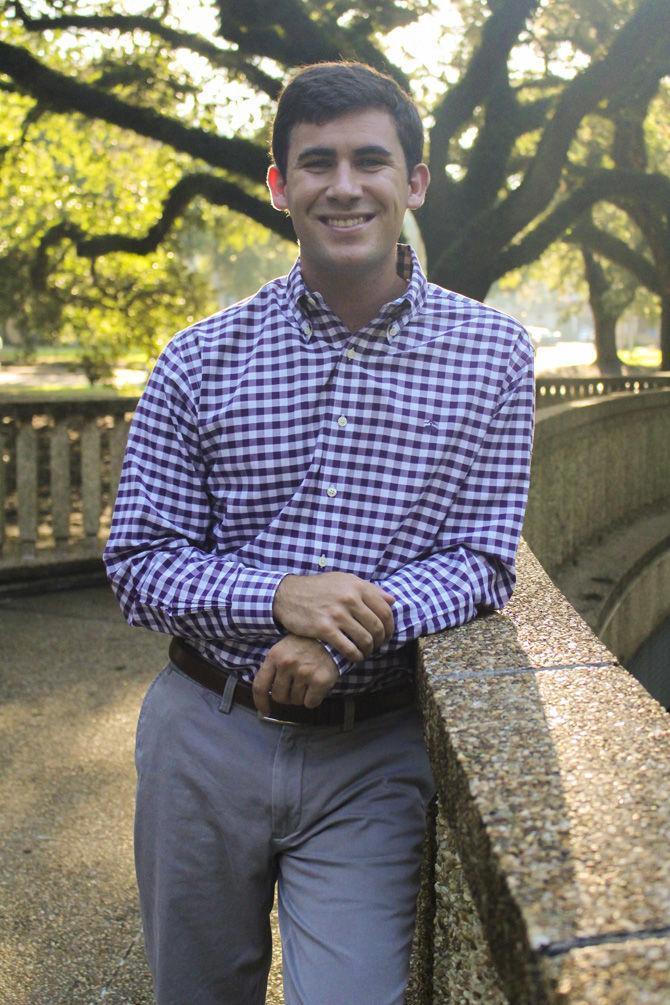 LSU student government president Zack Faircloth poses on Monday, Aug. 22, 2016, at the Union.