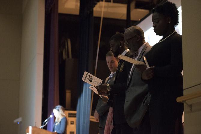 National Pan-Hellenic Council holds candlelight vigil to honor Dr. King's legacy, memory