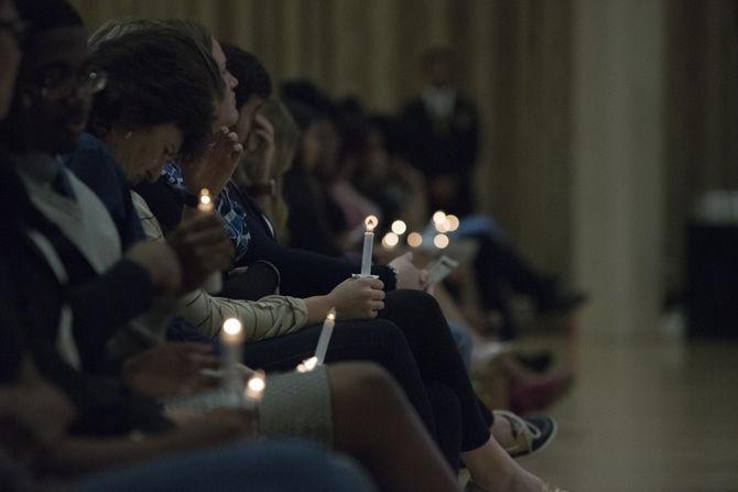 National Pan-Hellenic Council holds candlelight vigil to honor Dr. King's legacy, memory