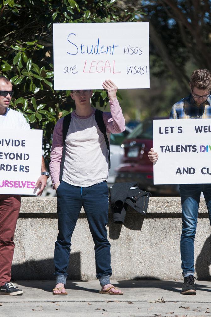 Iranian Student Association holds Free Speech Plaza protest