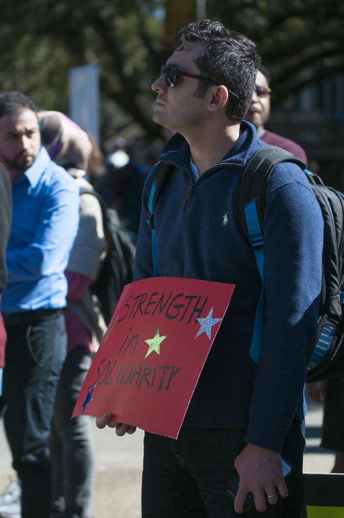 Iranian Student Association holds Free Speech Plaza protest