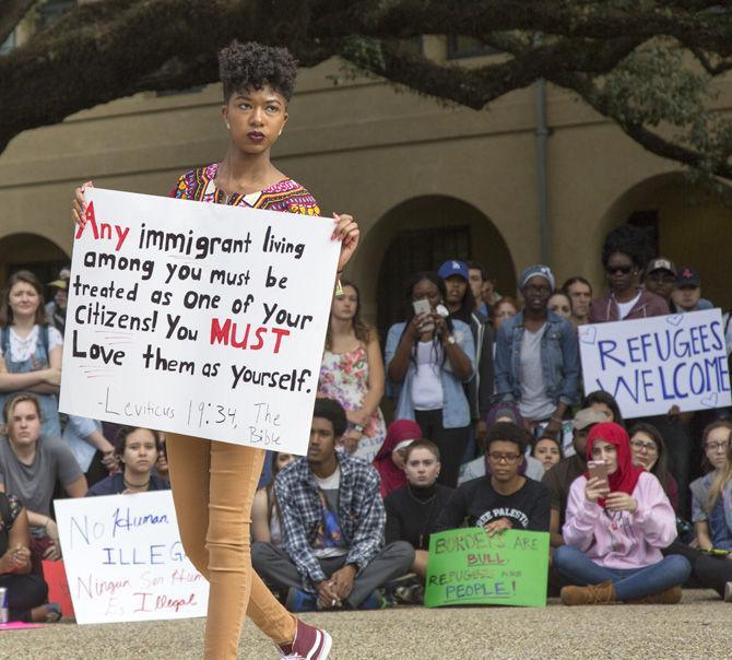 LSU students, professors speak out against executive order