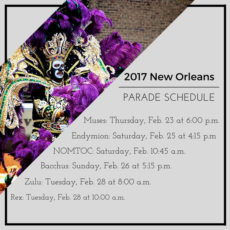 This year, Mardi Gras is Feb. 28, but parades begin rolling through the streets of New Orleans a few days in advance.&#160;