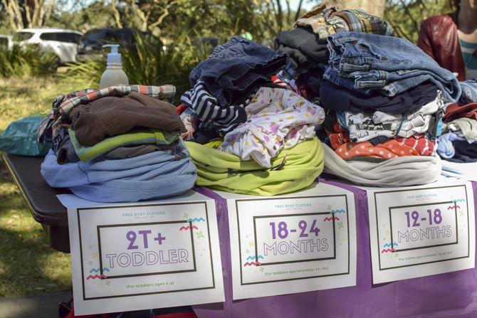 Pro-Life LSU club supports student mothers with baby clothes drives