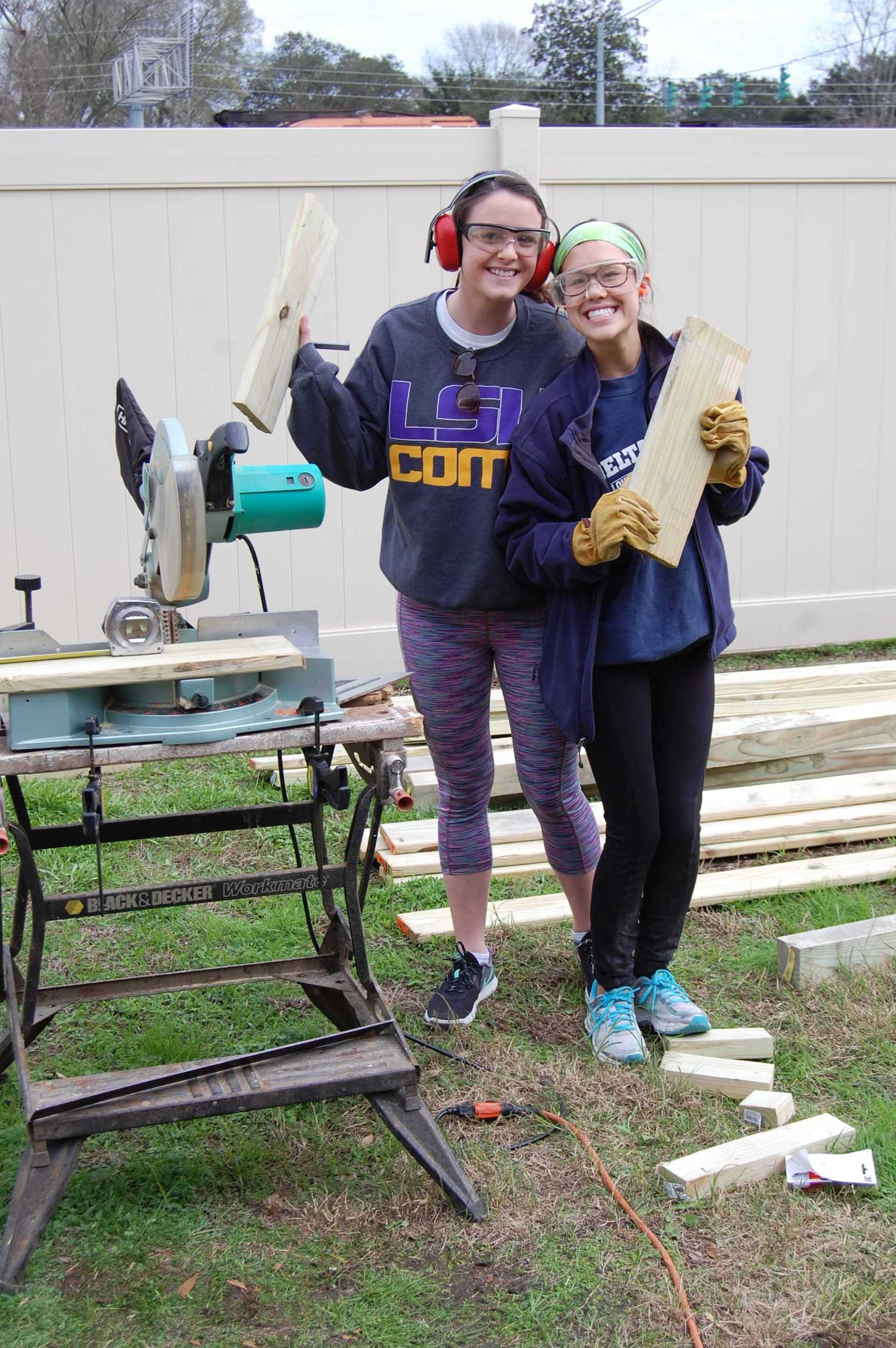 Students create garden for children at local day care center