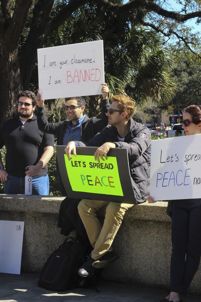 Iranian Student Association holds Free Speech Plaza protest