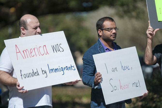 Iranian Student Association holds Free Speech Plaza protest