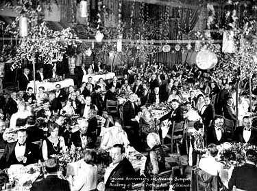 The 1st Academy Awards ceremony, held in 1929, honored the best films of 1927-1928. The ceremony was held at the Hollywood Roosevelt Hotel.&#160;