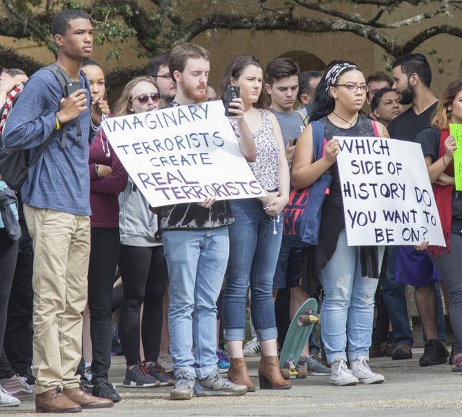 LSU students, professors speak out against executive order