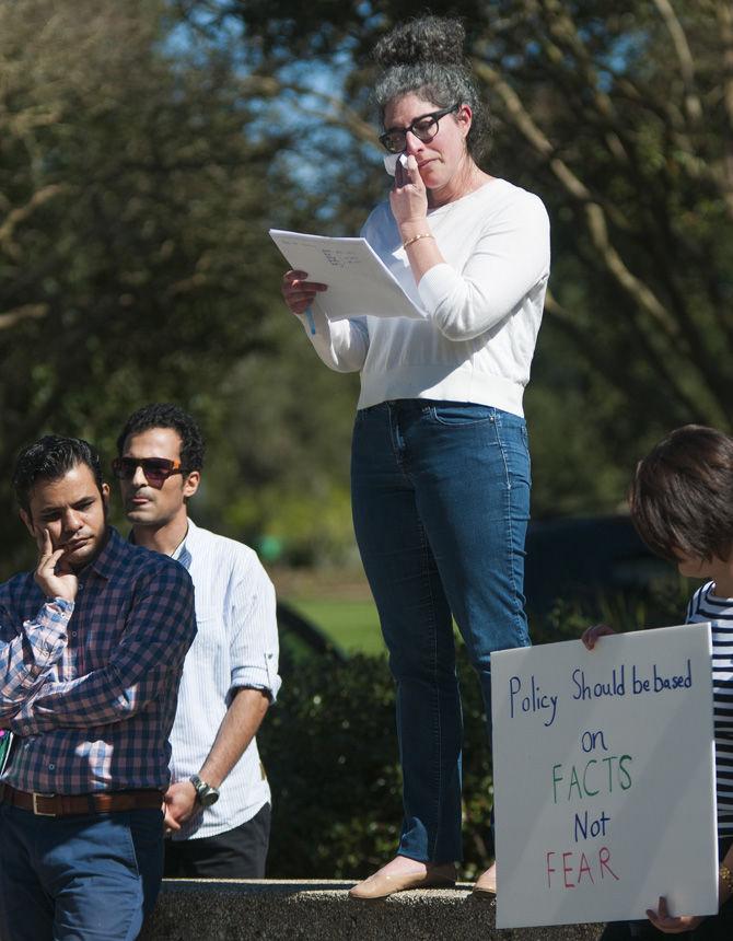 Iranian Student Association holds Free Speech Plaza protest