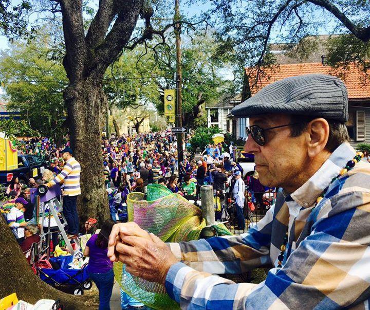 The historic Krewe of Thoth rolled through uptown New Orleans on Sunday, celebrating its 70th anniversary. Floats featured food and drinks and the riders wore chef hats.