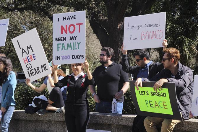 Iranian Student Association holds Free Speech Plaza protest