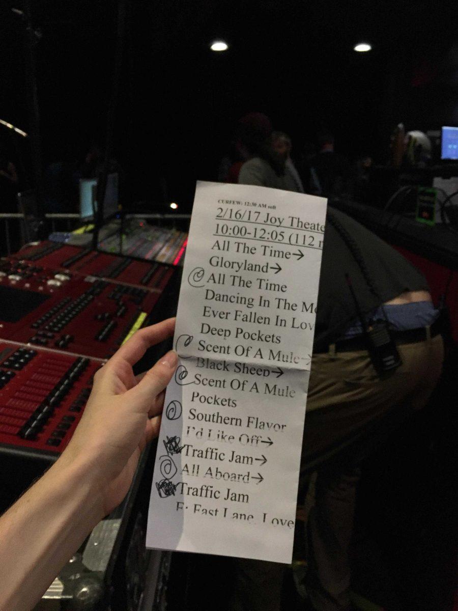 Yonder Setlist