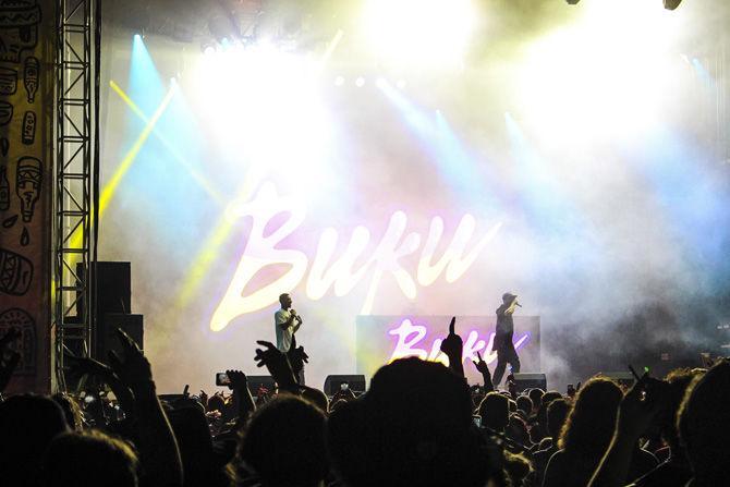 Juvenile performs on Friday, March 10, 2017, at BUKU Music + Art Project in New Orleans.