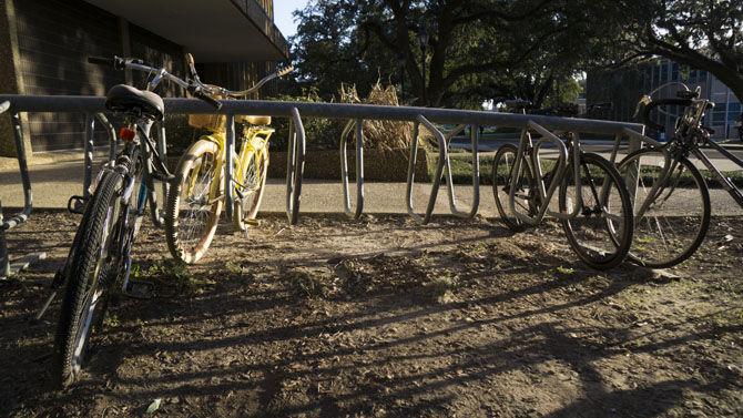 Bike usage increases on Wednesday, Feb. 1, 2017, on campus.