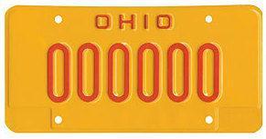 States like Ohio require citizens convicted of DWI to adopt a bright yellow license plate.