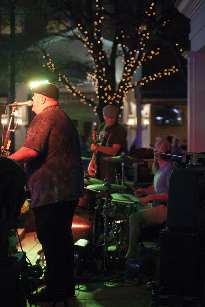 The Chris Leblanc Band performs during the Rock N Rowe event on Thursday, March 9, 2017 at Perkins Rowe in Baton Rouge.