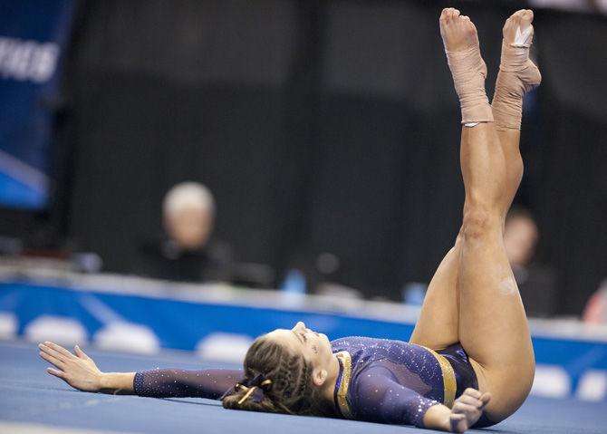 LSU uses strong start on floor to set tone and push Tigers to Super Six